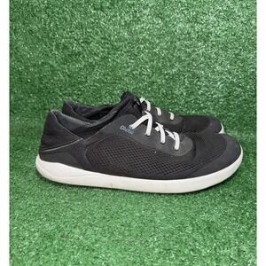 OluKai Moku Pae Men Size 12 US 45 EU Black Casual Shoes Comfort Beach Sneakers